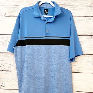 FootJoy Men's Blue Golf Shirt - Size XL
